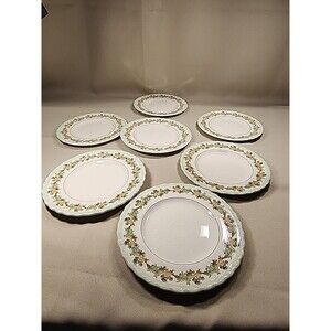 Vintage Myott Staffordshire England China 7  Bread Plates 6.5" I